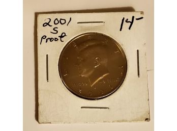 2001 S Proof John F Kennedy Half Dollar 50 Cent Coin Lot #63