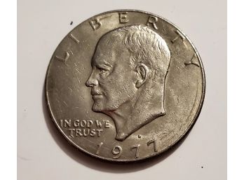1977 Dwight Eisenhower President Ike One Dollar $1 Coin Lot #354