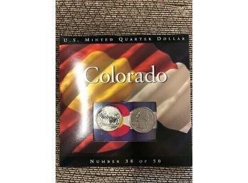 2006 Colorado United States Mint P & D Philadelphia Denver Brilliant Uncirculated Quarter Cent Set Lot #77