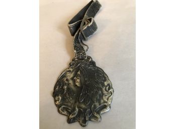 Victorian Luggage/fob With American Indian