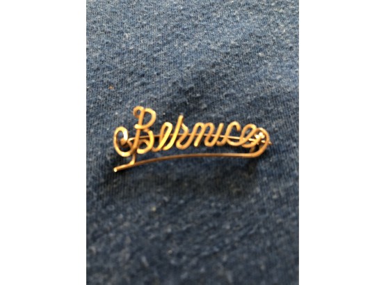 Vintage Gold Filled Bernice Pin