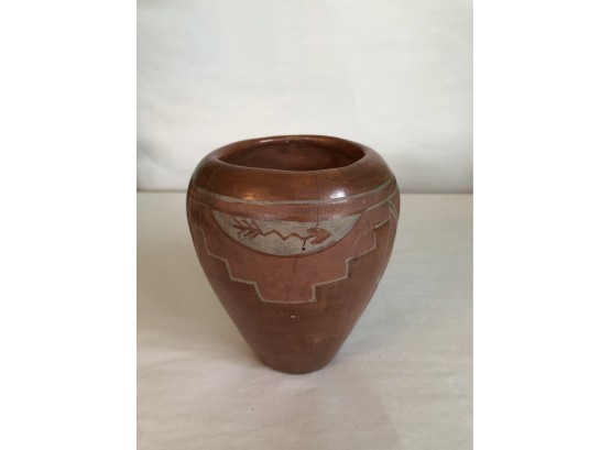 Old Native American 5' Tall Pottery Vase