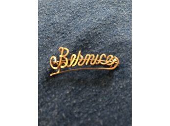 Vintage Gold Filled Bernice Pin