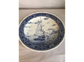 Vintage Delft 12' Charger Plate