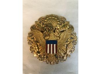 Large Vintage Patriotic Eagle Pin