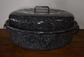 Speckled Enamelware Pot Roaster