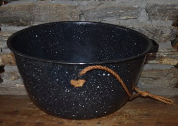 Speckled Enamelware Pot