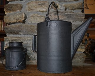 Metal Watering Pail And Milk Container