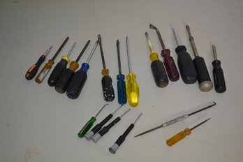 Assorted Screw Drivers & Other Handy Hand Tools