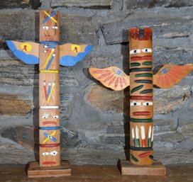 Two Wood Totems