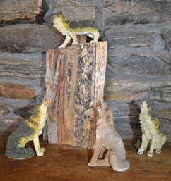 Assorted Wolf Figurines