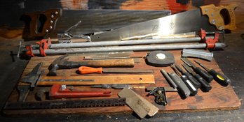 Saws, Clamps, Hammers Chisels & More