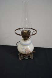 Vintage Oil Lamp Converted To Electricity