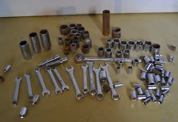 Various Wrenches, Sockets & Ratchet