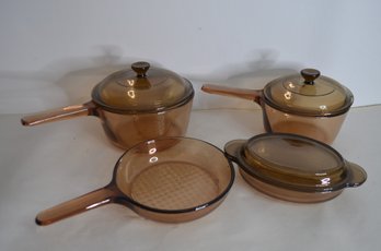 Corning Visionware Seven Piece Cookware Set