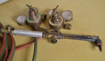 Lindel Oxy/Acetylene Cutting Torch & Gauges