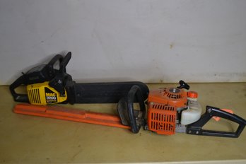 Handyman Special Mccullough Chainsaw & Echo Hedge Trimmer