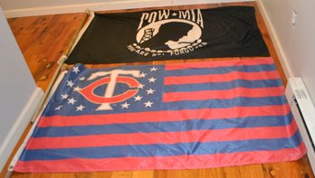 POW MIA And Twin Cities Minnesota Flags