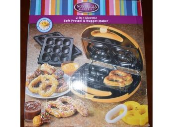 2-in-1 Soft Pretzel And Nugget Maker By Nostalgia Electrics