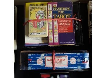 Tarot Card Set And An Assortment Of Bestselling Paperback Books