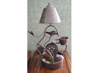 You'll Feel Like You're In 'fantasia' Once You Have This Beautiful Copper Fountain Lamp
