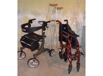 Get About Freely With These Handy Helpers - Wheel Chair, Walkers, Cane & Cruches