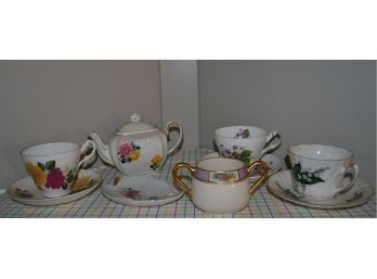 Tiffany & Co. Little Double Handled Piece & Assorted Teacup & Pot Lot