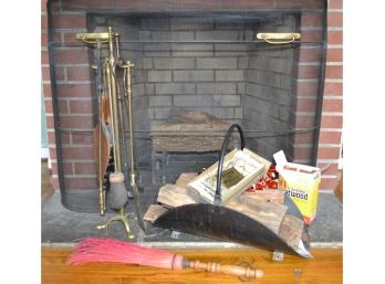 Let's Start A Fire! - Come On You Still Have 'Money To Burn' For These Must Have Fire Place Tools & Screen