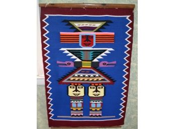 South American Woven Wool Tapestry