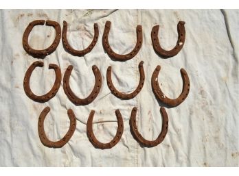 Feel Lucky With These Antique Horse & Ox Shoes To Detail Your Home!