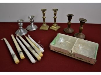 Allotment Of Candles And Candle Stick Holders