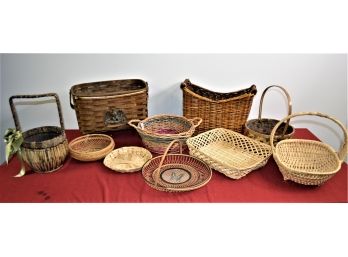Allotment Of Woven Baskets