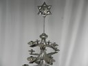 Mexican Tin Christmas Candelabra Christmas Tree, Large, 33.5 Inches Tall By 17 Inches Wide - New Mexico