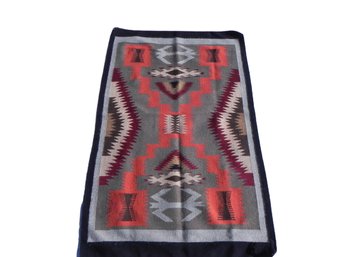 Vintage Navajo,  Eye Dazzler ? Storm Pattern, Large 62 X 41 - Dine Hand Woven Rug, Navajo Blanket,