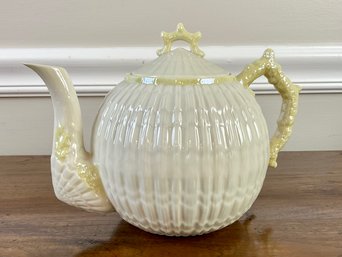 Vintage Belleek Limpet Shell Teapot