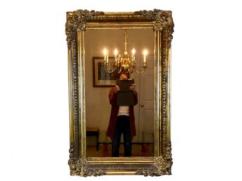 Impressive Victorian Gilt Wood Framed Mirror
