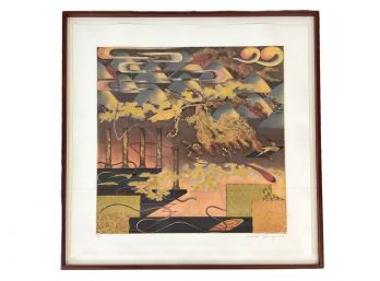 A Takako Yamaguchi Color Etching, Signed And Numbered (2 Of 4)