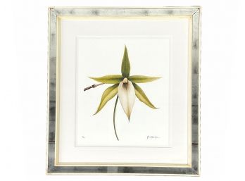 A John Matthew Moore Orchid Giclee, Signed And Numbered