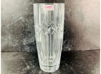 A Handmade Lead Crystal Vase By Ceska