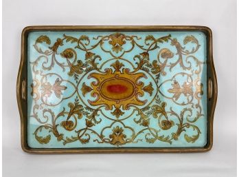 A Florentine Style Handled Tray