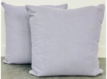 A Pair Of Lavender Twill Pillows