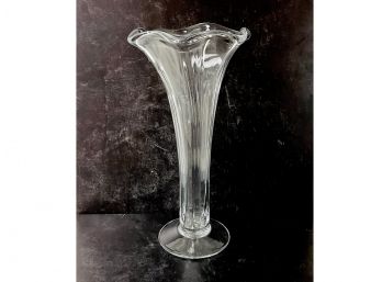 A Simon Pearce XL Hand Blown Glass Vase