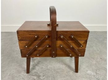 A Mid Century Sewing Box