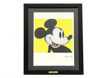 Andy Warhol, Mickey Mouse, Lithograph, Signed
