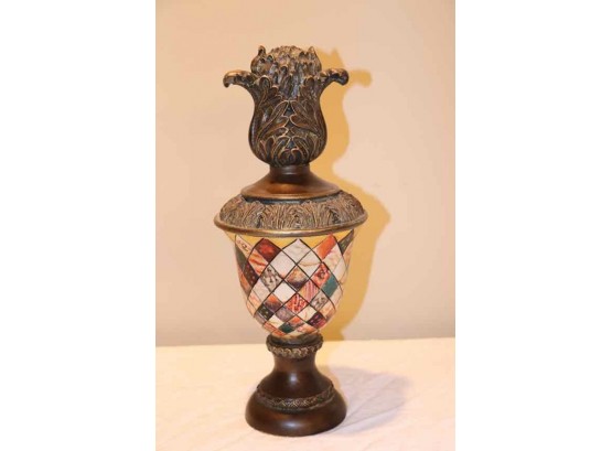 Covered Urn Home Decor
