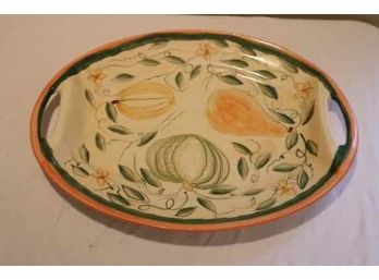 Hausenware Ceramic Platter By Jane Mitchell