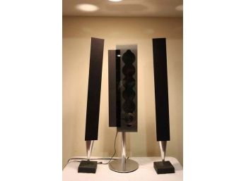 Bang & Olufsen 9000 Six Disc CD Player Floor Stand & Pair Of BeoLab 8000 Speakers