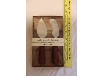 Pair Of New In Box Cheese Knives