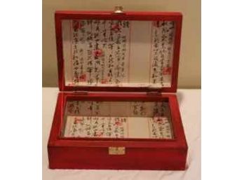 Japanese Wood Storage Trinket Box