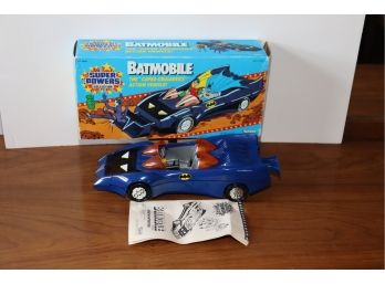 1984 KENNER SUPER POWERS COLLECTION Batmobile Caped Crusader's Action Vehicle Batman WBox